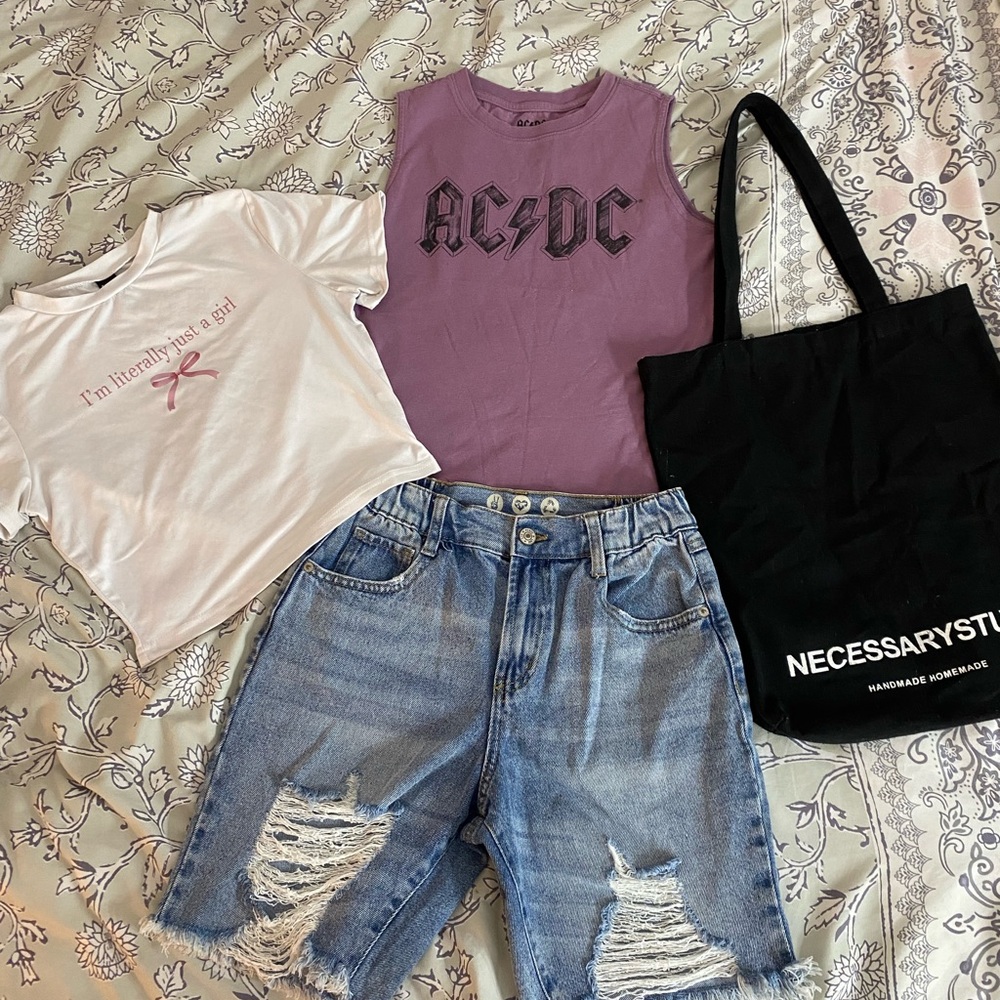AC/DC Purple Tank Top
